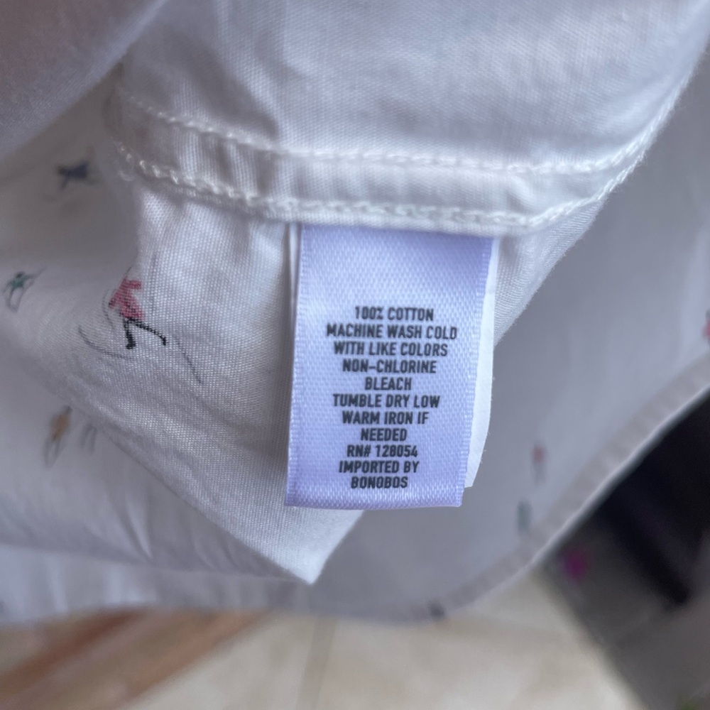 ⛷️BONOBOS Ski Theme 100% Cotton Shirt ⛷️ - Picture 10 of 13